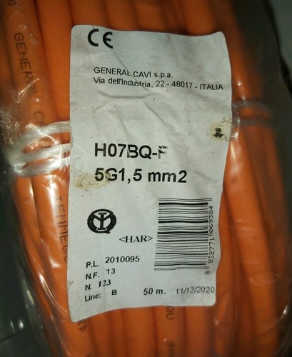 H07bq 5x1 5mm - h07bq-f, 50m